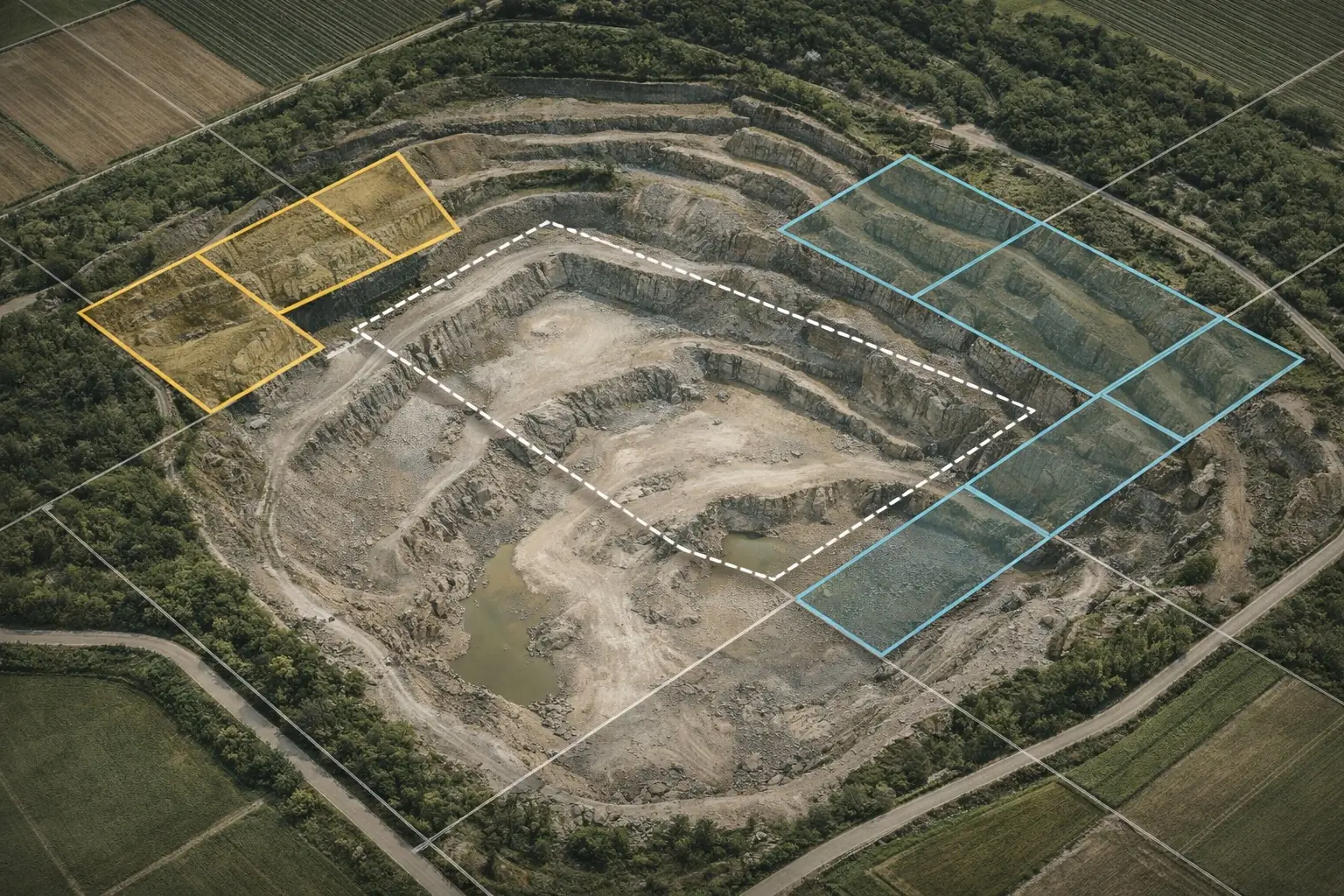 Ex cava dismessa valutata per impianto fotovoltaico