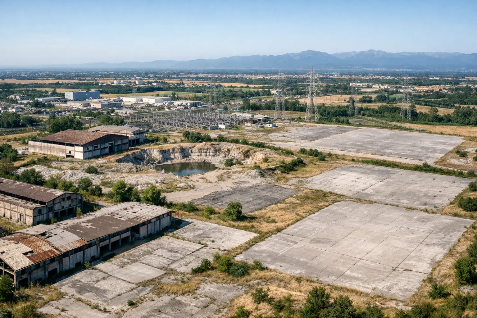 Area industriale dismessa adatta a impianto fotovoltaico